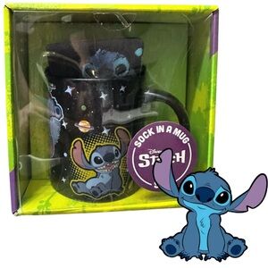 Disney! Stitch Mug And Socks Boxed Gift Set By Culturefly - Collectible